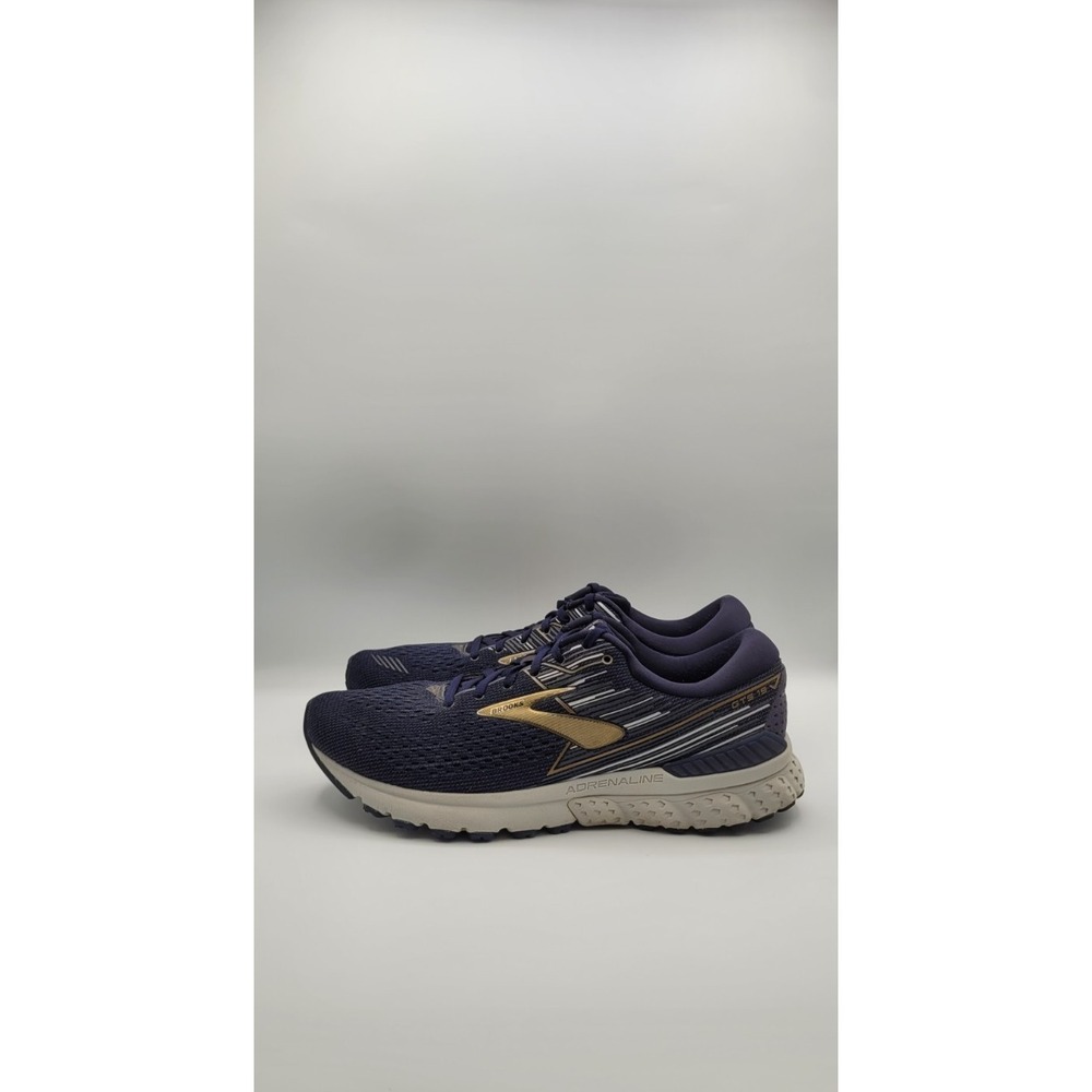 Brooks Adrenaline‎ GTS 19 Mens 11 D Navy Gold Running Shoes GuideRails Stability